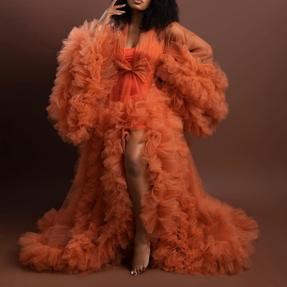 Oyemwen Tulle Robe